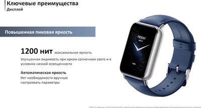 Фитнес-браслет Xiaomi Mi Smart Band 9 Pro BHR8714GL / M2402B1