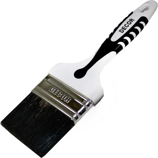 Кисть малярная Decor Black White для грунта / 840-035 - фото