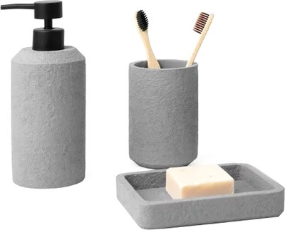Набор аксессуаров для ванной FORA Concrete - фото