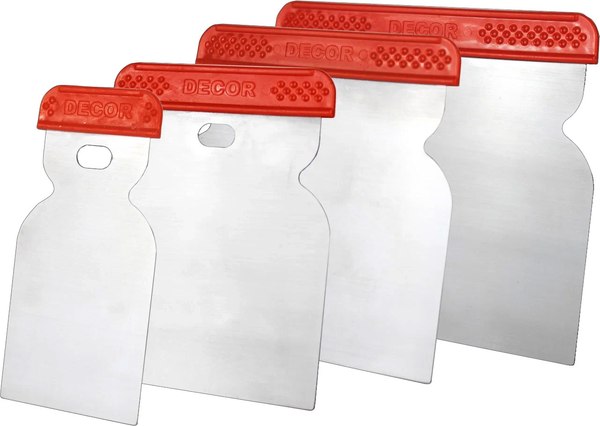 Набор шпателей Decor Япончик 50, 80,100,120мм / 309-120  - фото