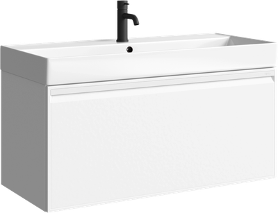 Тумба с умывальником Aqwella Pure / PUR0110WM - фото