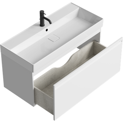 Тумба с умывальником Aqwella Pure / PUR0110WM