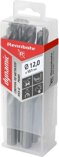 Набор сверл Rennbohr 12.0х151мм Dinamic P9M3 / 666120 - фото