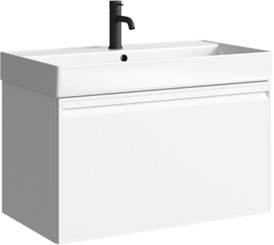 Тумба с умывальником Aqwella Pure / PUR0108WM - фото