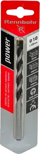 Сверло Rennbohr ЦХ 10x120мм / 606010 - фото