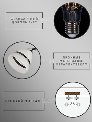 Потолочный светильник Aitin-Pro НПБ 02-2x60-101 / 8172/2