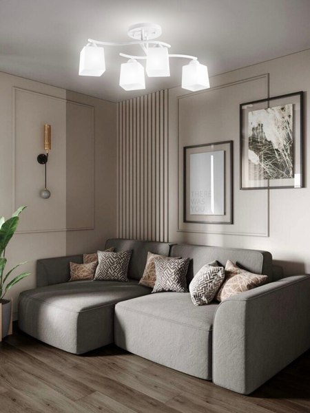 Люстра Aitin-Pro НПБ 02-4x60-101 / 7603/4