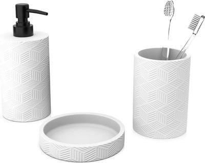 Набор аксессуаров для ванной FORA Delicate White - фото
