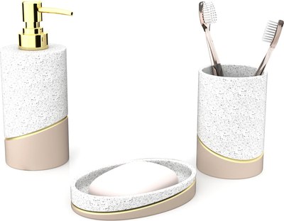 Набор аксессуаров для ванной FORA Terrazzо - фото