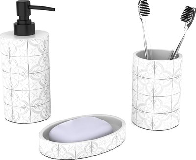 Набор аксессуаров для ванной FORA Patchwork - фото