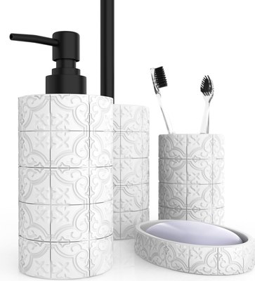 Набор аксессуаров для ванной FORA Patchwork
