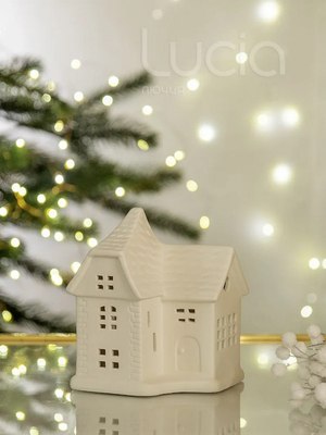 Ночник Лючия Фарфоровый Домик 02 / 185-02