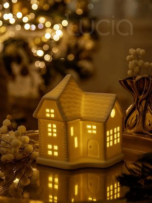 Ночник Лючия Фарфоровый Домик 02 / 185-02