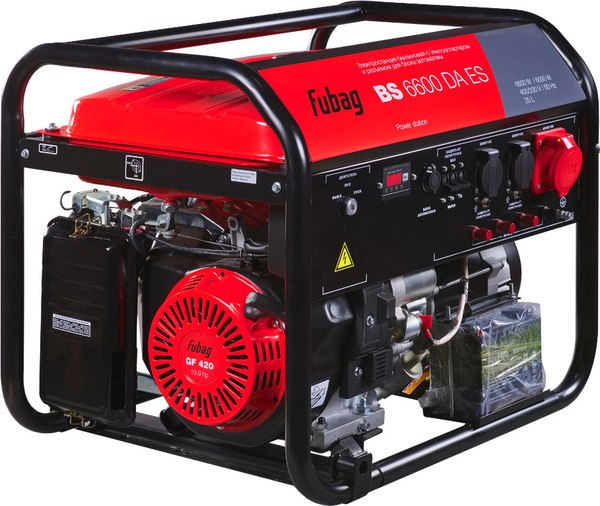 Бензиновый генератор Fubag BS 6600 DAES (646282) - фото