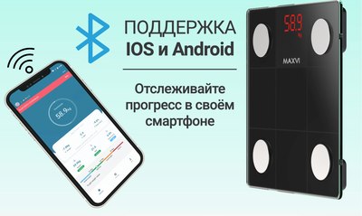 Напольные весы электронные Maxvi BS101