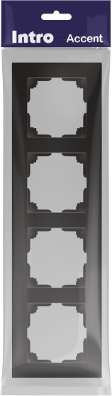 Рамка для выключателей и розеток INTRO Accent 6-504-05 / Б0063710