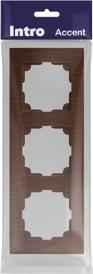 Рамка для выключателей и розеток INTRO Accent 6-503-10 / Б0063794