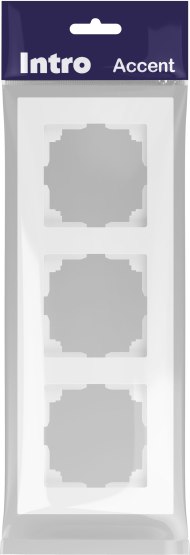 Рамка для выключателей и розеток INTRO Accent 6-503-01М / Б0063744