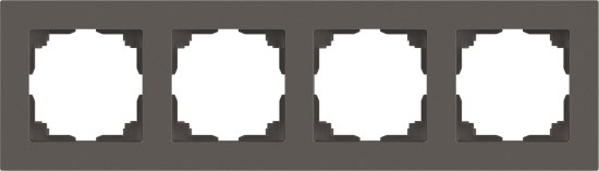 Рамка для выключателей и розеток INTRO Accent 6-504-09 / Б0063712 - фото