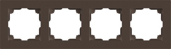 Рамка для выключателей и розеток INTRO Accent 6-504-08 / Б0063708 - фото