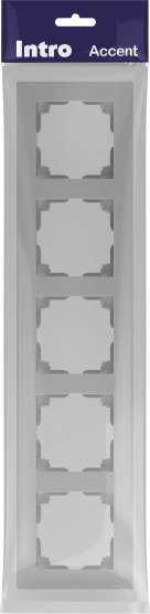 Рамка для выключателей и розеток INTRO Accent 6-505-03 / Б0063725