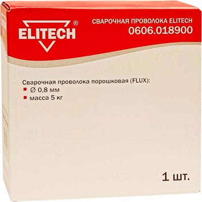 Проволока сварочная Elitech 0.8мм 0606.018900 / 200593