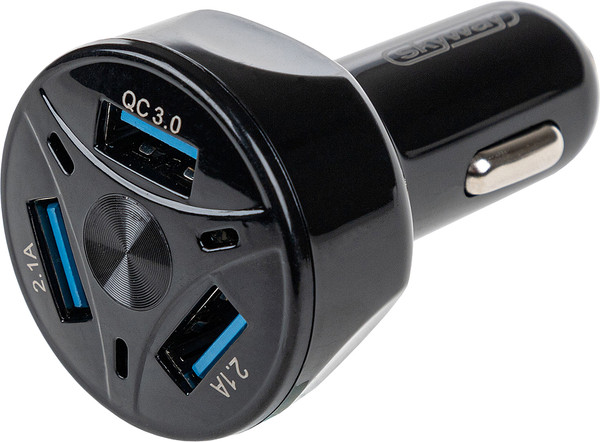 Адаптер питания автомобильный Skyway S04601018 - фото