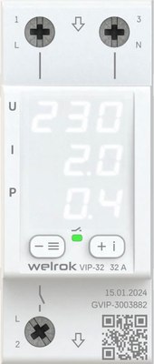 Реле напряжения Welrok VIP-32