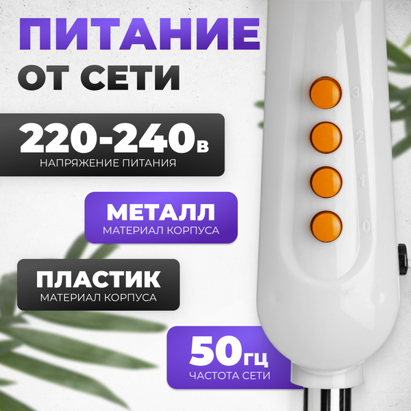 Вентилятор Sundays Home RD-40A (оранжевый)