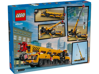 Конструктор Lego City Желтый передвижной строительный кран 60409