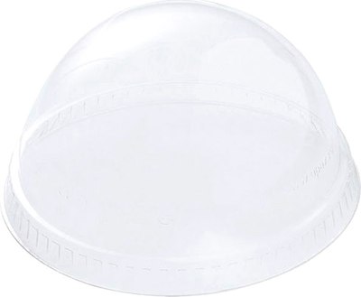 Набор крышек для стаканов Паксервис ПЭТ без отверстия / 388076 - фото
