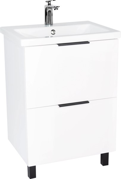 Тумба под умывальник Viant Берлин Moduo 60 / VBER60MDBEL-T2Y - фото