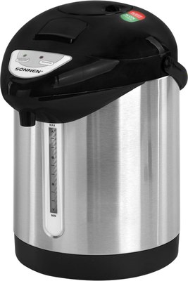 Термопот Sonnen TP-28 / 456712 (черный/серебряный) - фото