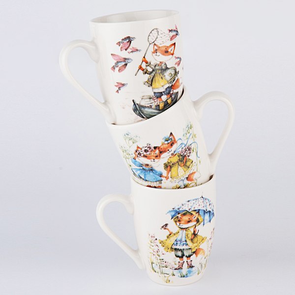 Кружка Appetite Лисята 3 / WWFOX-3