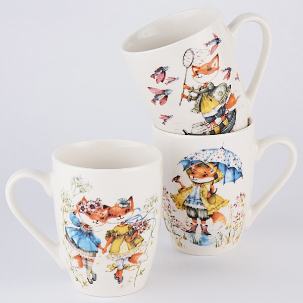 Кружка Appetite Лисята 3 / WWFOX-3