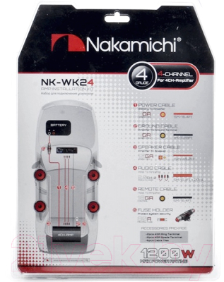 Набор для подключения автоакустики Nakamichi NK-WK24