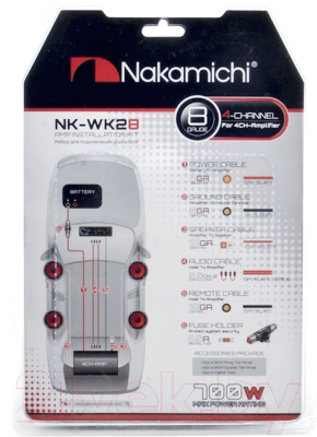 Набор для подключения автоакустики Nakamichi NK-WK28