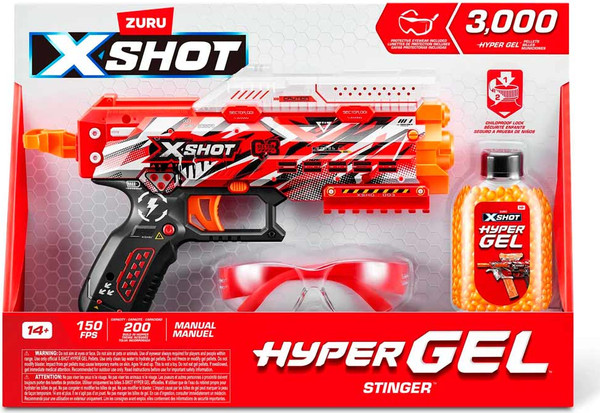 Бластер игрушечный Zuru X-Shot Hypergel Стингер / 36728