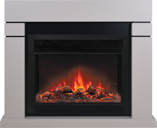 Каминокомплект Смолком Lindos MB/JUP/SYM26 Moonblaze Deluxe-S BL LT (кашемир/черный) - фото