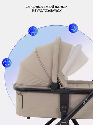 Детская универсальная коляска Rant Moss 2 в 1 / RA321