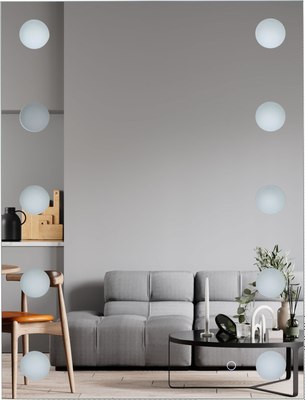 Зеркало Алмаз-Люкс Арис 800x600 ЗП-168 - фото