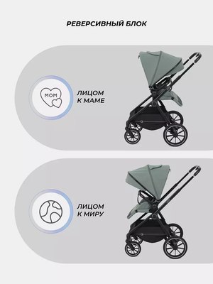 Детская универсальная коляска Rant Moss 2 в 1 / RA321