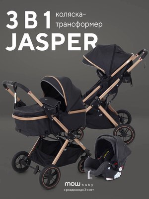 Детская универсальная коляска MOWbaby Jasper 3 в 1 / MB022