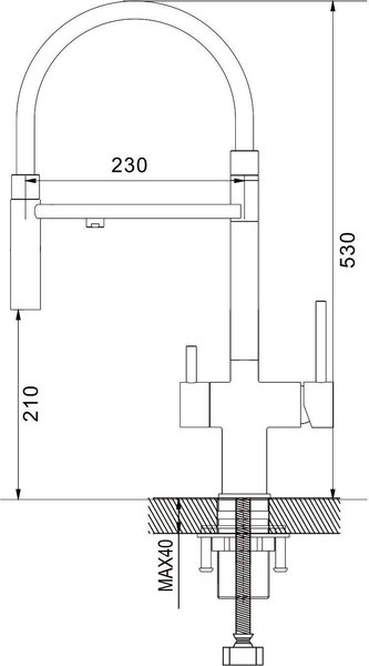 Смеситель Shevanik S178T