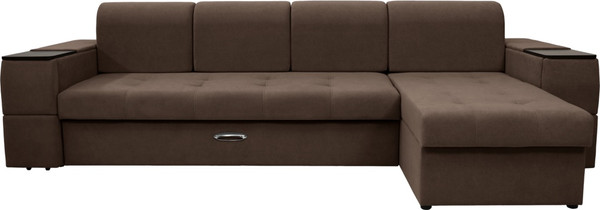 Диван угловой Сириус Лидер-13 с оттоманкой НПБ 330x165