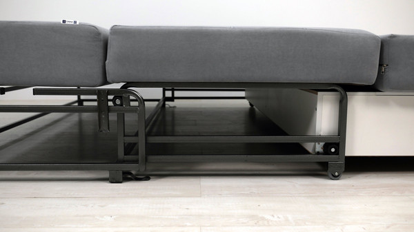 Диван угловой Сириус Лидер-1 c оттоманкой ППУ 260x165