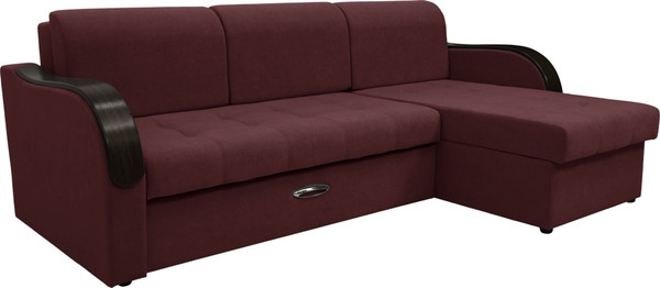 Диван угловой Сириус Лидер-1 c оттоманкой ППУ 260x165 - фото