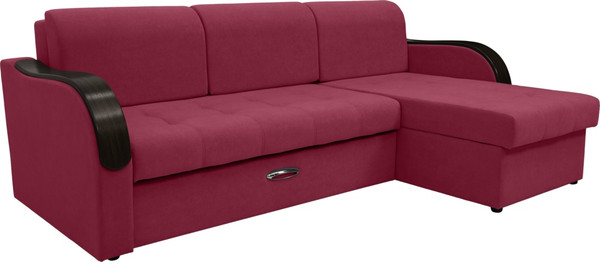 Диван угловой Сириус Лидер-1 c оттоманкой ППУ 260x165 - фото