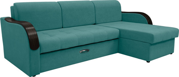 Диван угловой Сириус Лидер-1 c оттоманкой ППУ 260x165 - фото