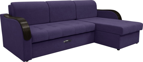 Диван угловой Сириус Лидер-1 c оттоманкой ППУ 260x165 - фото